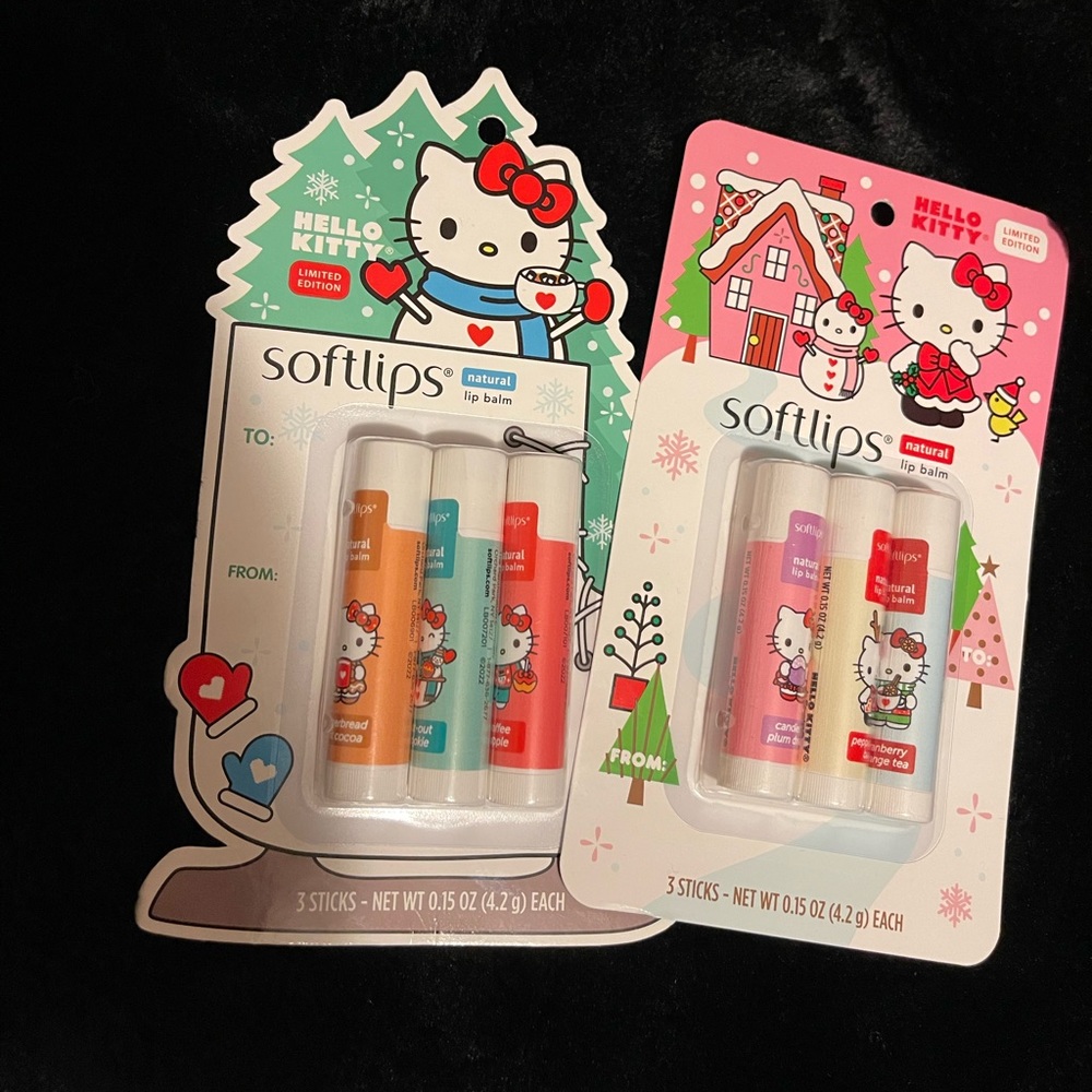 BRAND NEW HELLO KITTY LIP BALM 2xpack
